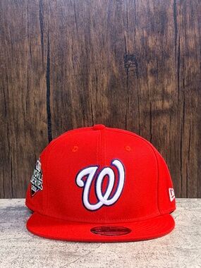 New Era 9FIFTY Washington Nationals Red Snapback Hat OSFA